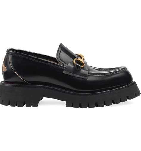 harald horsebit platform loafer gucci|gucci women's horsebit platform loafers.